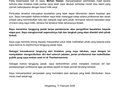 klarifikasi mohan haizan update terbaru klarifikasi mohan haizan