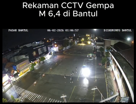 gempa pacitan CCTV Gempa Pacitan