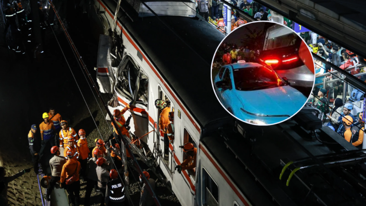 kecelakaan kereta api di Bekasi Timur
