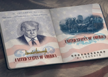 Desain baru paspor AS