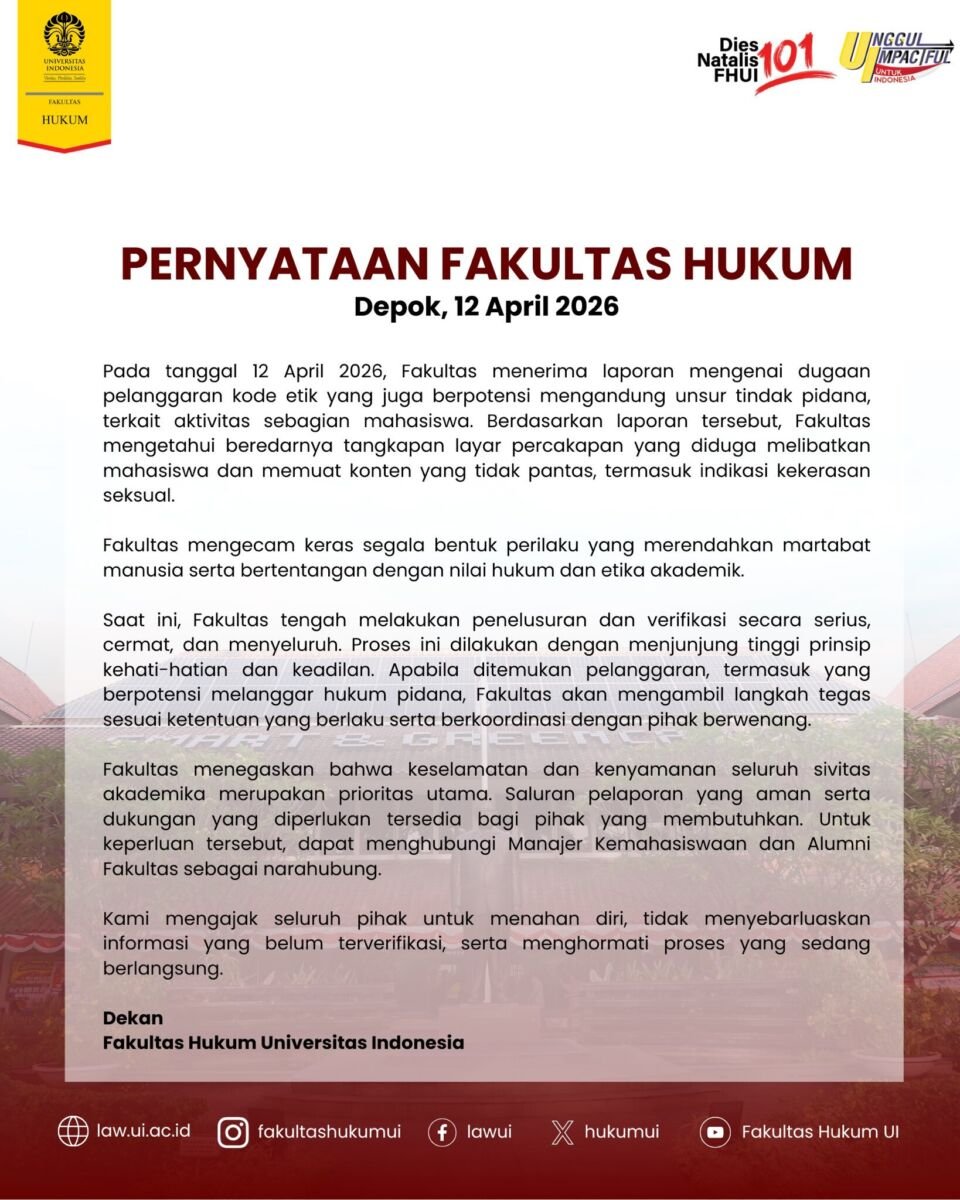 pernyataan fh ui