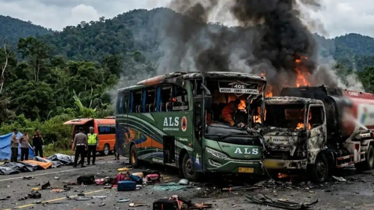 kecelakaan bus ALS muratara