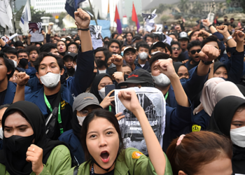 Demo mahasiswa 3 titik di jakarta