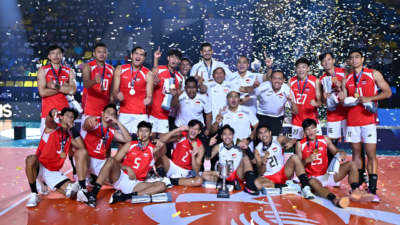 timnas voli cetak sejarah