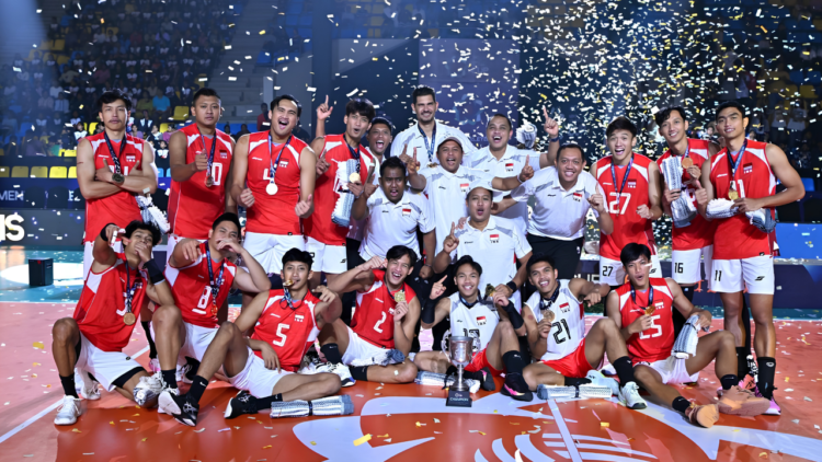 timnas voli cetak sejarah