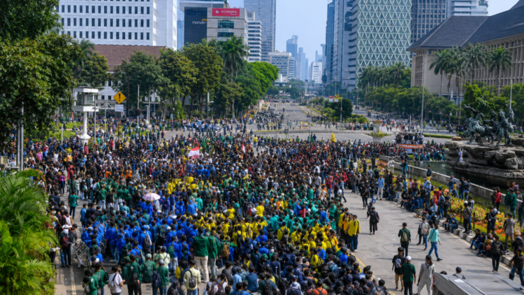 demo indonesia bangkrut