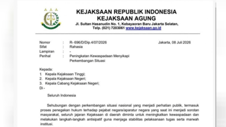 surat waspada Kejaksaan