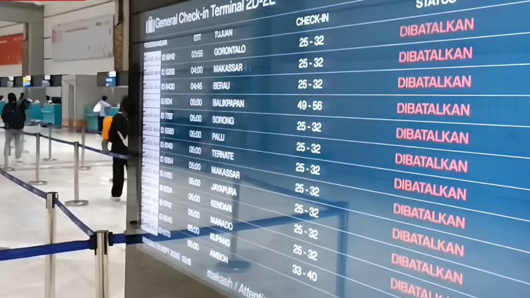 bandara ditutup