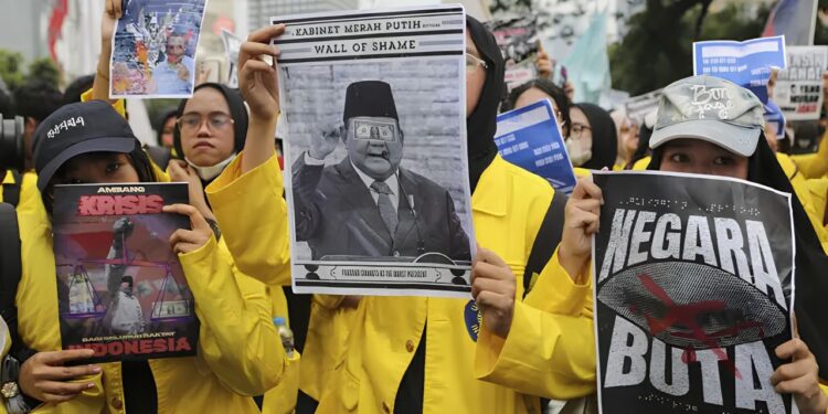 demo 2 tahun Prabowo-Gibran