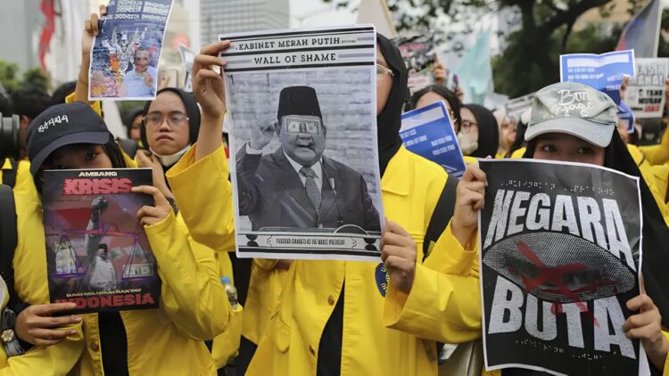 demo 2 tahun Prabowo-Gibran